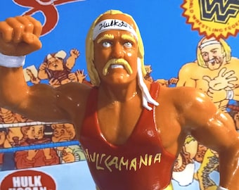 Hulk Hogan LJN CUSTOM Figure 80s Titan Sports Grand Toys WWF Wrestling Superstars