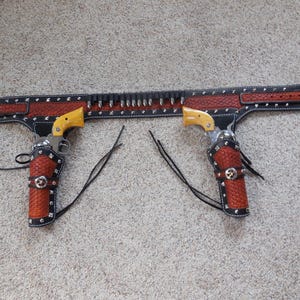 Hollywood Western Holster Gunbelt Ojala Gunsmoke Bonanza SASS B-Category Fast Draw Ruger Colt Single Action GUNSPINNER RIG