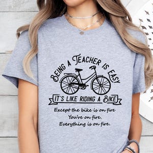 Being A Teacher is Easy Shirt,Back to School Teacher Shirt,Funny Teacher Shirt,Teacher Gifts,First Day Of School Shirt,Teacher Appreciation