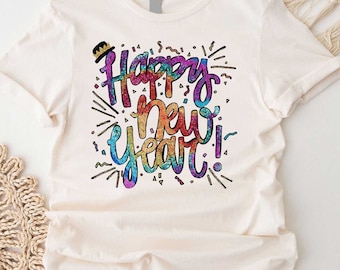 Happy New Year Shirt, New Year Celebration Shirt, Hello 2027 Shirt,New Year Party Shirt,New Year Gift,New Year Eve Tee,Retro New Year Outfit