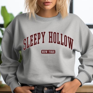 Sleepy Hollow New York Sweatshirt,Spooky Fall Crewneck,Scary Movie Shirt,Headless Horseman Sweater,Dead And Breakfast Tee,Halloween Gift