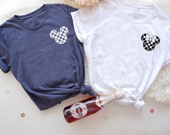 Disney Couple Shirt, Disney Family Shirt, Minnie Mouse Tee, Mickey Mouse T-shirt, Disney Trip Shirt, Disneyland tee, Family Disney T-shirt