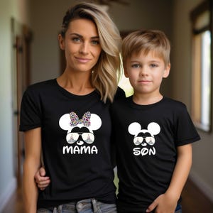 Disney Mama Son Matching Shirt,Mickey Family Tshirt,Custom Disney Mom and Me Shirt,Mothers Day Gift,Mommy and Me Tee,Disneyland Castle Shirt