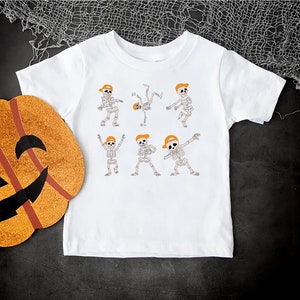 Kids Dancing Skeleton Halloween Shirt, Boys Halloween Shirt, Girls Halloween Shirt, Halloween Shirts for Kids, Dancing Skeleton Shirt bild 3