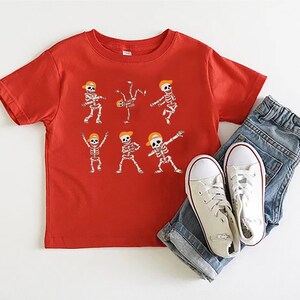 Kids Dancing Skeleton Halloween Shirt, Boys Halloween Shirt, Girls Halloween Shirt, Halloween Shirts for Kids, Dancing Skeleton Shirt bild 5