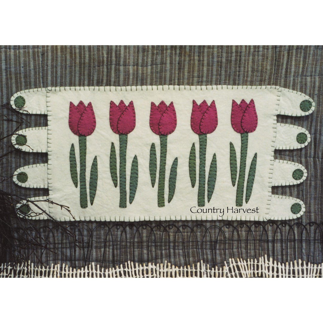 Country Rug Pattern May Penny Rug Country Harvest Digital Pattern - Etsy