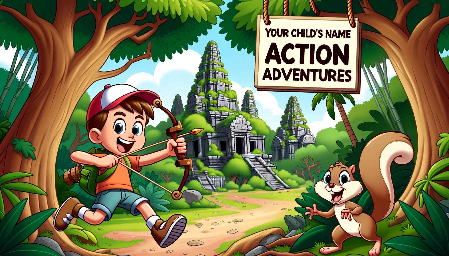 Create a personalized action-adventure audiobook. Your child is the star of this one-of-a-kind, 100% custom downloadable adventure audiobook