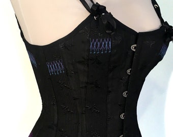 Sample Corded Strapped Corset with Flossing stitching