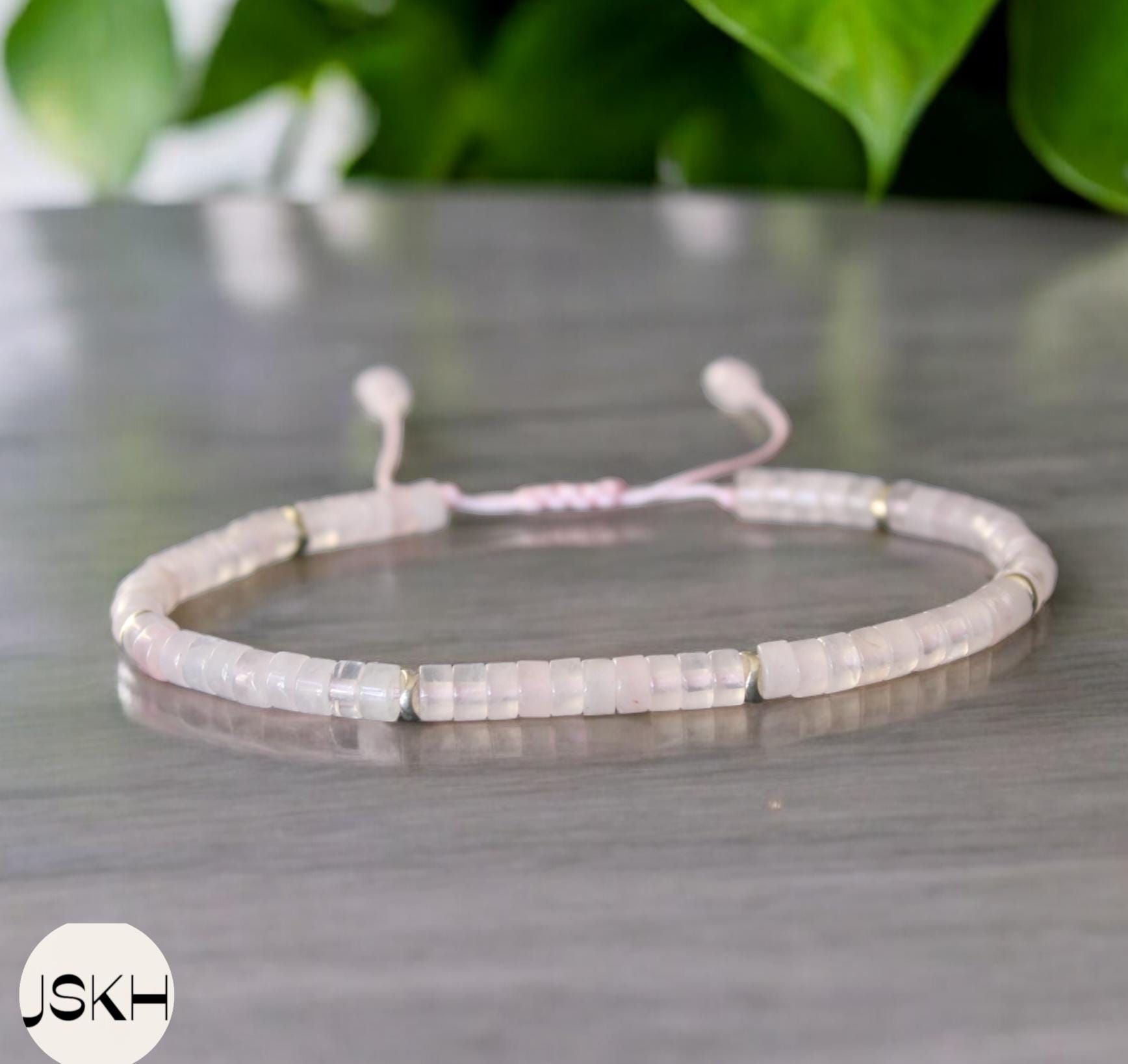 Bracciale In Quarzo Rosa 6 Mm – Pietre Naturali, Elastico, Unisex, Regalo Di Eleganza (16-18 Cm) - 2