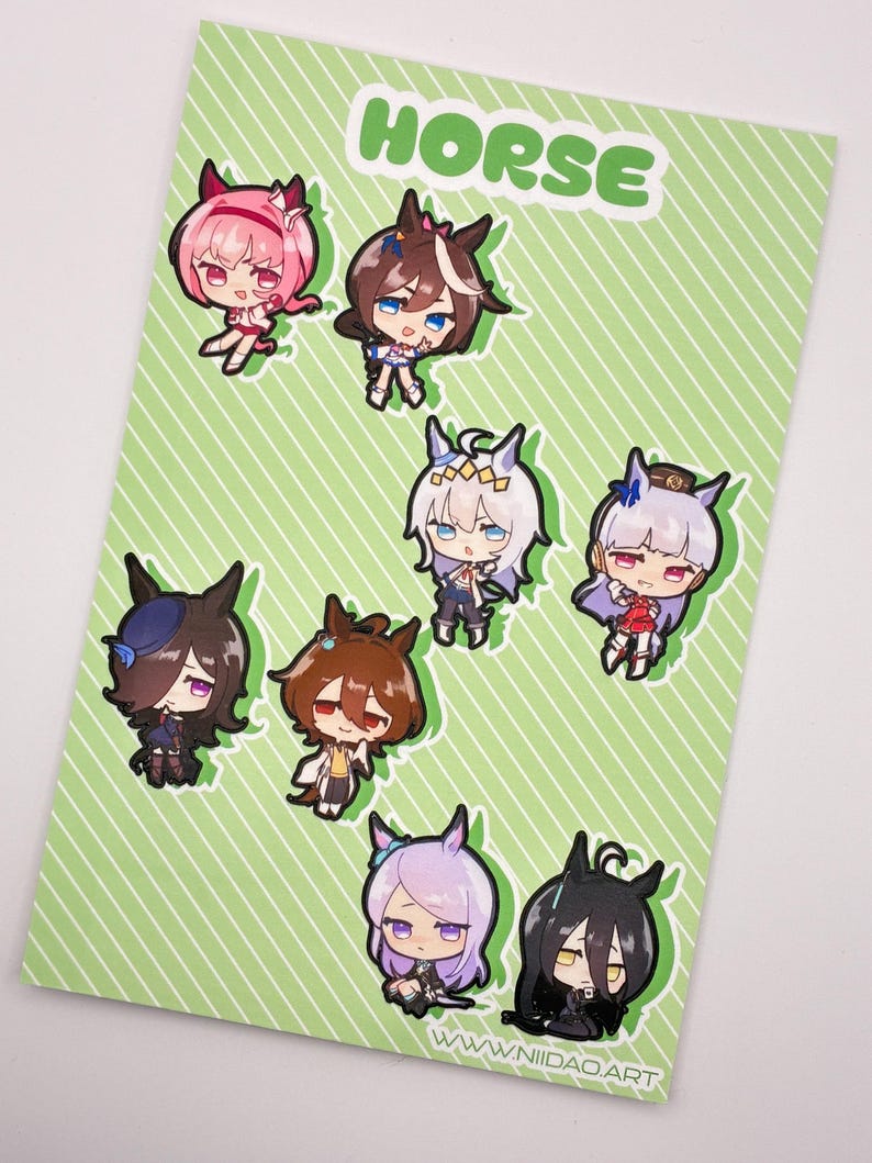 Uma Sticker Set UMA MUSUME - Stickers / Sticker Sheet - Etsy