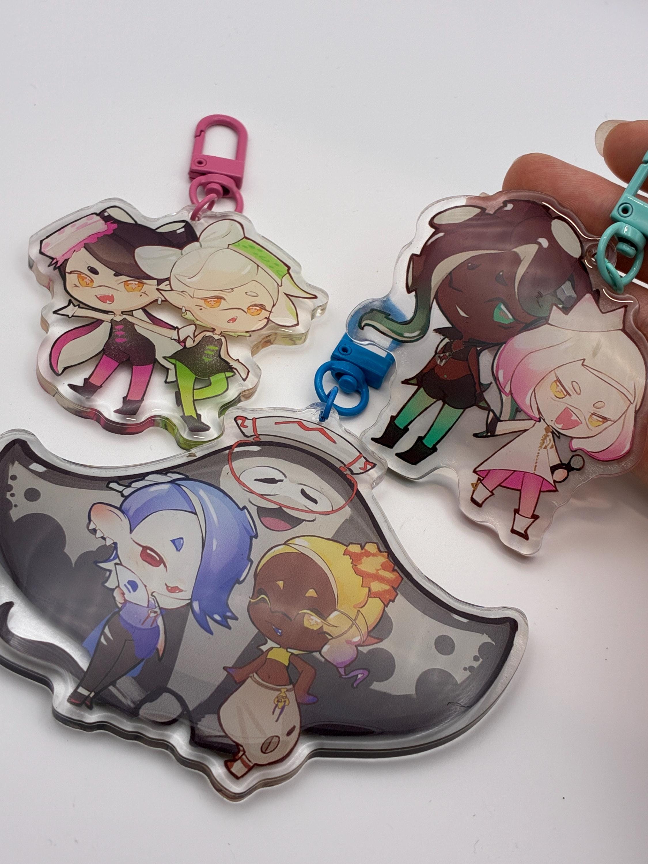 Idol Keychains SPLAT IDOLS - Acrylic Keychains - Etsy