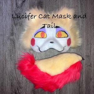 Lucifer (Hazbin Hotel) Cat Mask and Tail