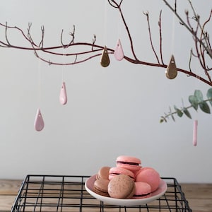 Pastel Spring table Decorations, set of 4
