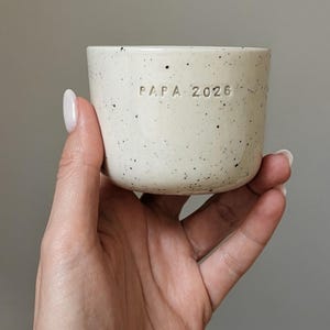 Personalised 100 ml Ceramic Espresso Cup image 1