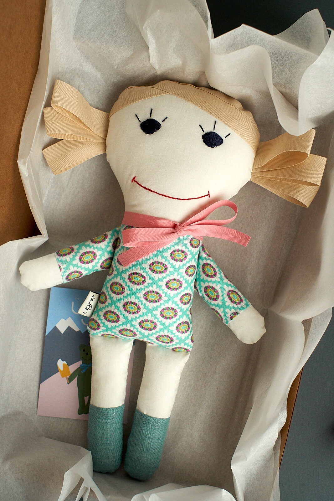 Personalised First Rag Doll, Cloth Doll, Soft Girl Christmas Gift ...