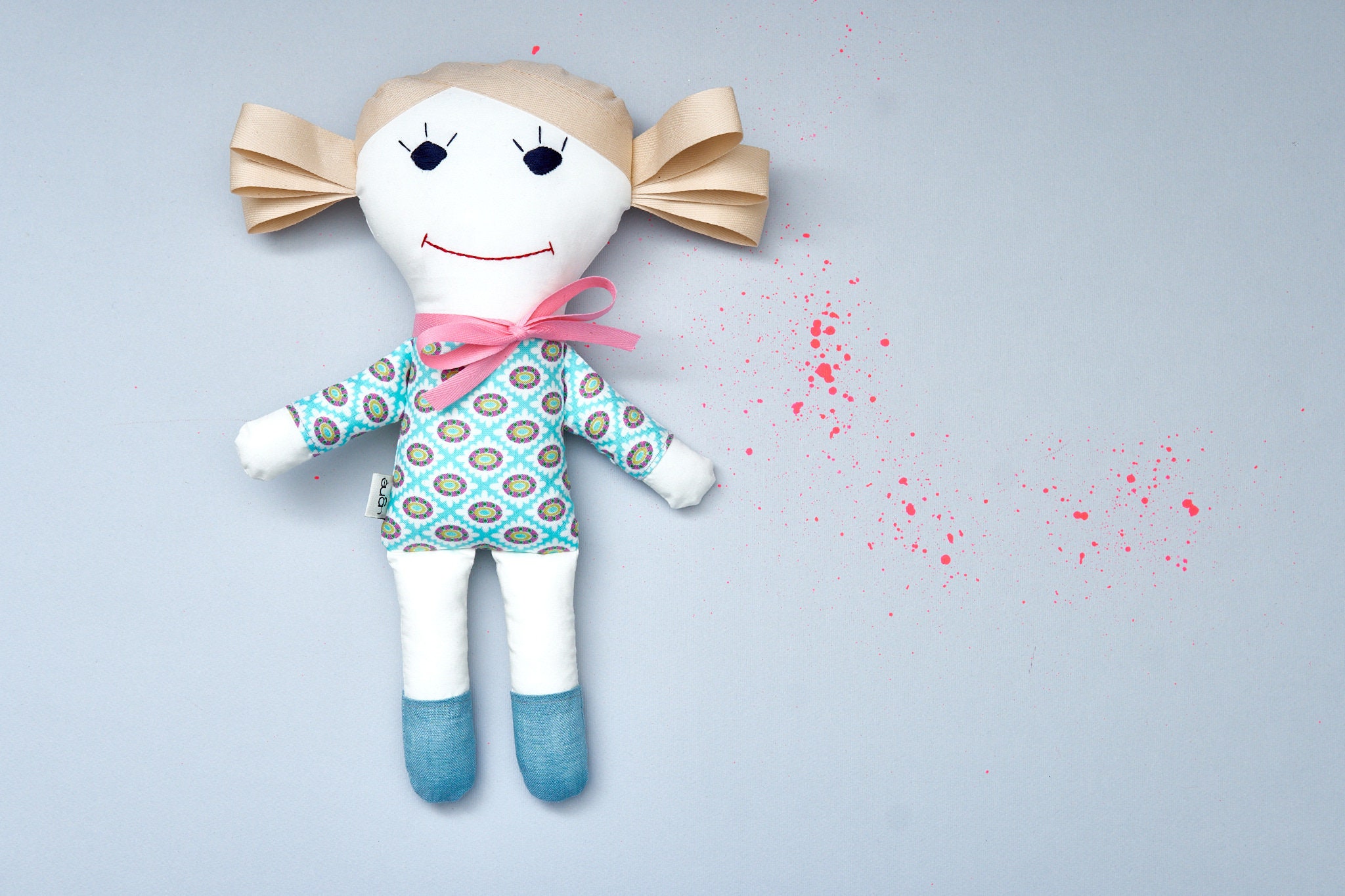 Personalised First Rag Doll, Cloth Doll, Soft Girl Christmas Gift ...