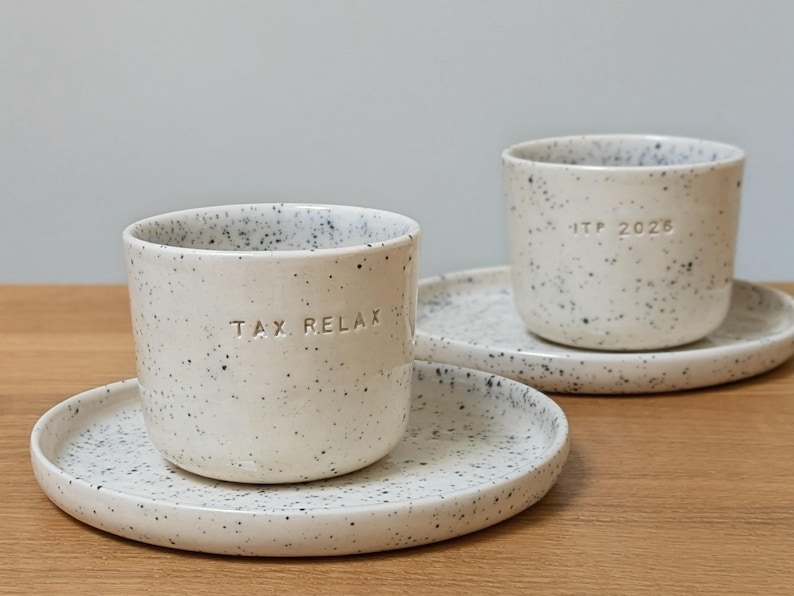 Personalised 100 ml Ceramic Espresso Cup image 13