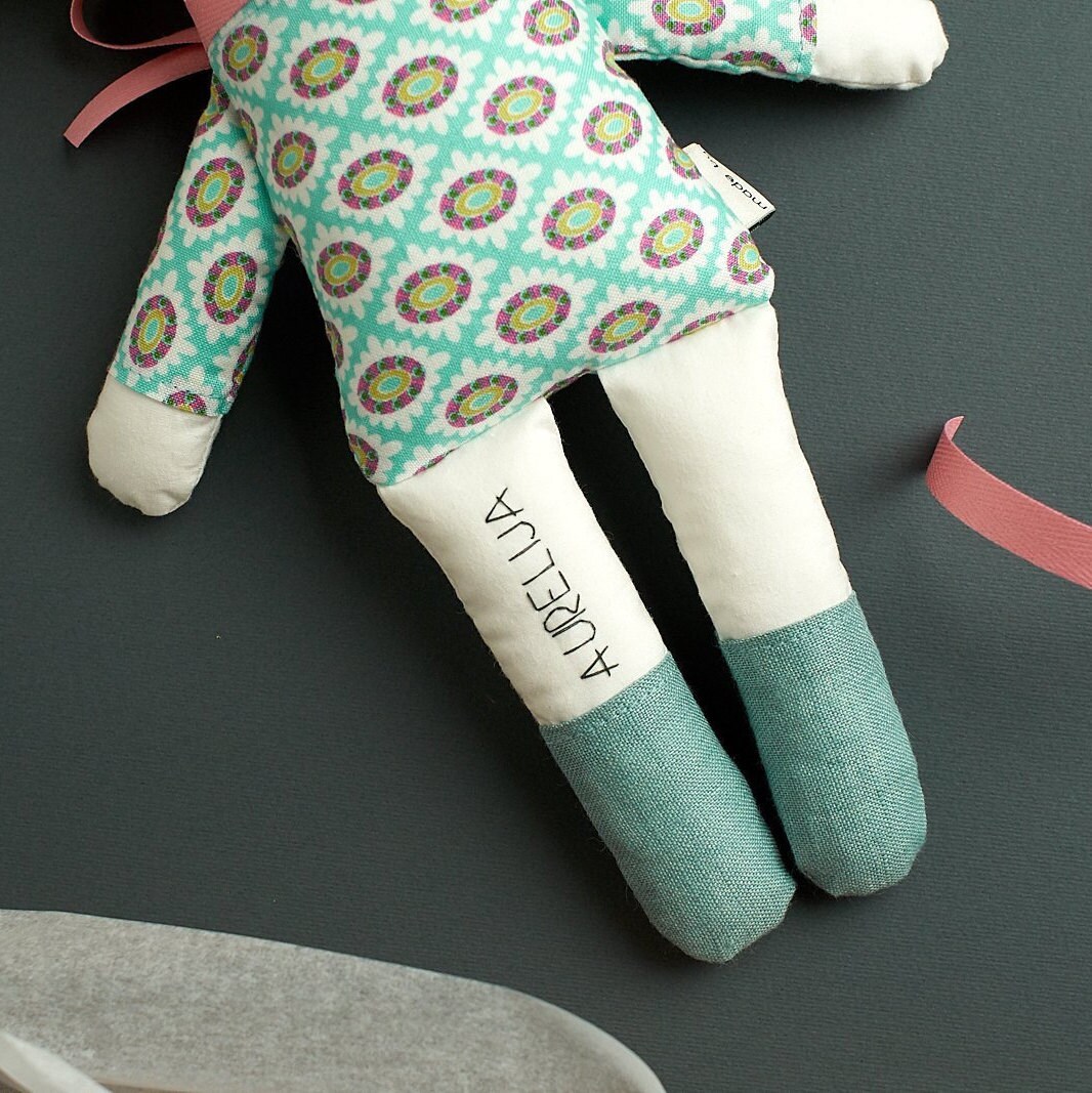 Personalised First Rag Doll, Cloth Doll, Soft Girl Christmas Gift ...