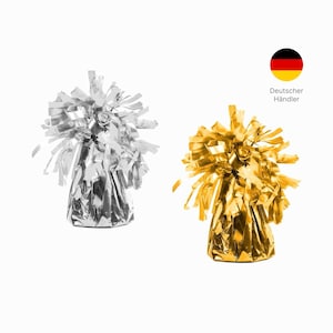 Balloon weight for helium balloons, foil balloons, balloons, XXL balloons & bouquets in gold / silver