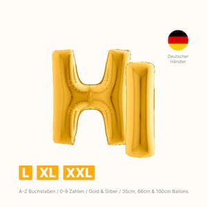 Palloncini singoli con lettere e numeri 35 cm - 100 cm / A-Z / 0-9 palloncini, palloncini in foil, palloncini ad elio, palloncini XXL, palloncini giganti