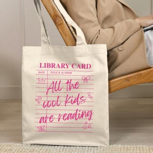 Book Tote Bag For Book Lover Gift For Reader Bag Bookish Gift For Teacher Bag For Librarian Gift Bookish Book Bag For Romance Lover Gift