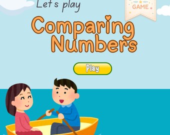 Zahlenvergleich für Kinder, Interaktive Mathe-Lernaktivität