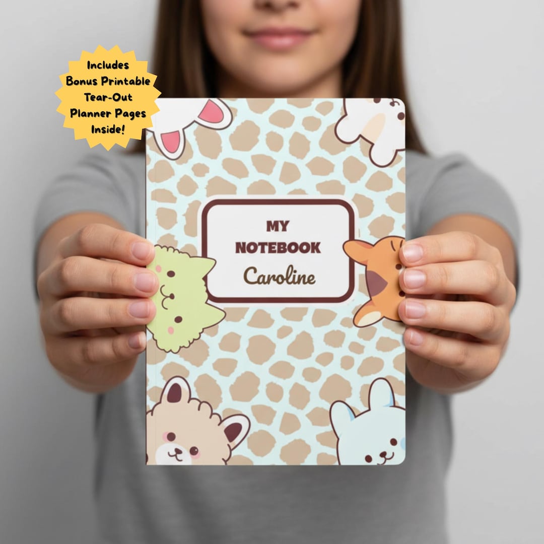 Personalized Kids Notebook, Custom Kids Journal, Unique Birthday Gifts ...