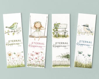 JW Convention 2026 Eternal Happiness Bookmark Printable JW Gift Bookmark Digital Download PDF