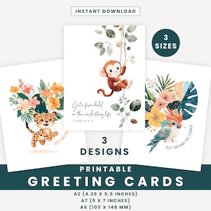 Ao virar da esquina, JW Cards Encouragement JW Printables Greeting Cards Christian Card PDF Instant Download Card, Blank Card Bible Versículo