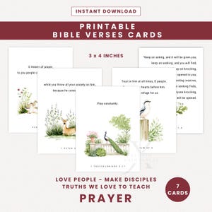 Escrituras con tema de oración, versículos bíblicos imprimibles de los Testigos de Jehová, tarjetas de memoria, regalos para el ministerio, escritura de cartas en PDF, idea para adoración familiar, juego de los Testigos de Jehová