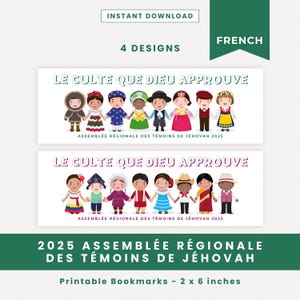 Marque page Assemblée Régionale 2025 - Children World Traditional Outfits