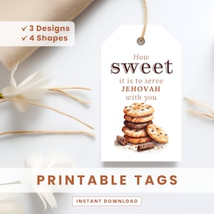 Etichette regalo stampabili JW, etichette per dessert, etichette per bomboniere, etichette per regali di snack e dolcetti, etichette regalo per la scuola dei pionieri, etichette regalo JW, etichette per la scuola dei pionieri