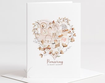 Pioneering is Heart Work JW Cards Printable Digital Download PDF JW Pioneers Ministry Encouragement Card For Sisters Pioneer School 2026