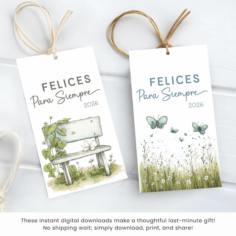 Spanish JW Convention 2026 Eternal Happiness Gift Tags Printable ...
