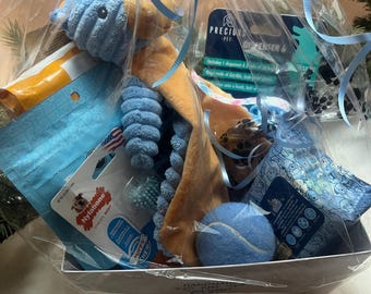 Welcome Home Puppy Gift Box New Puppy Gift Box Gift for Dog Puppy treats Dog Gift Basket Puppy Starter Kit Puppy treat Basket Fur baby gift