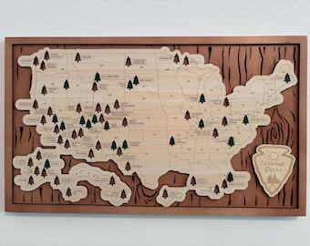 USA National Parks Adventure Tracker Map. Travel Tracker. Bucket List. Keep track of all the National Parks you visit.