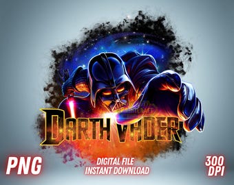 Star Wars Png Darth Vader Clipart Wall Art Printable Image File Digital Download
