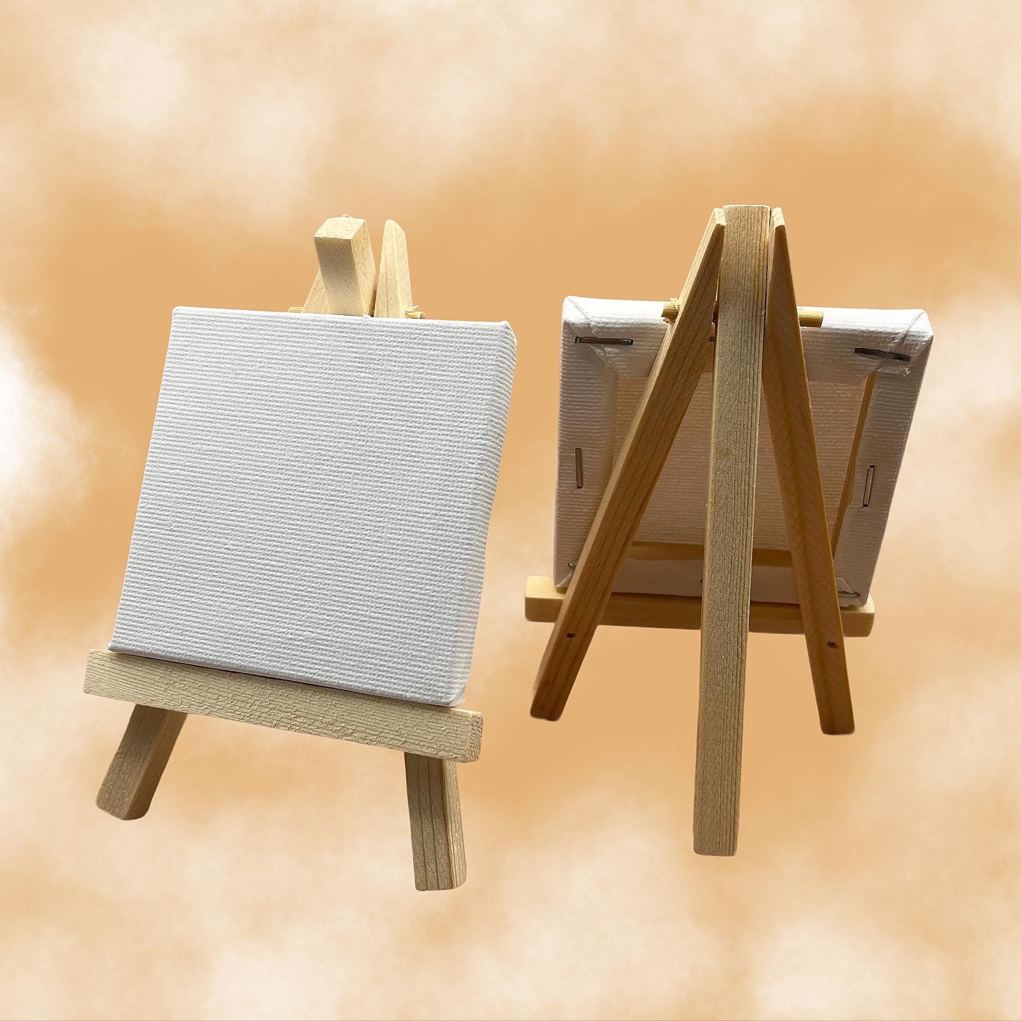 4 Cavalletti In Legno 22.5x39 Cm - Per Tavolo, Esposizione Menu, Foto E Decorazioni