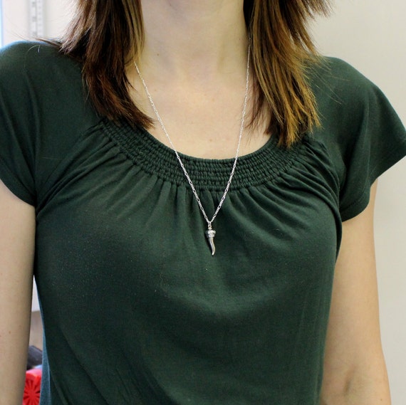 corno necklace silver LORO ENOF ロロ 最終値下げ】corno necklace silver LORO ロロ - メルカリ
