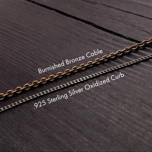 Deer Antler Pendant Necklace , Solid Hand Cast Bronze image 6