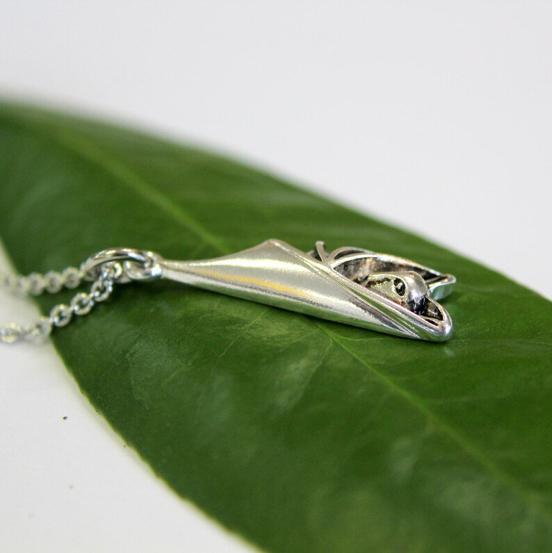 Sterling Silver Hanging Bat Necklace Roosting Bat Charm Etsy
