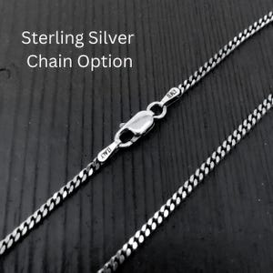 Sterling Deer Skull Necklace - Silver Antler Stag Pendant image 9