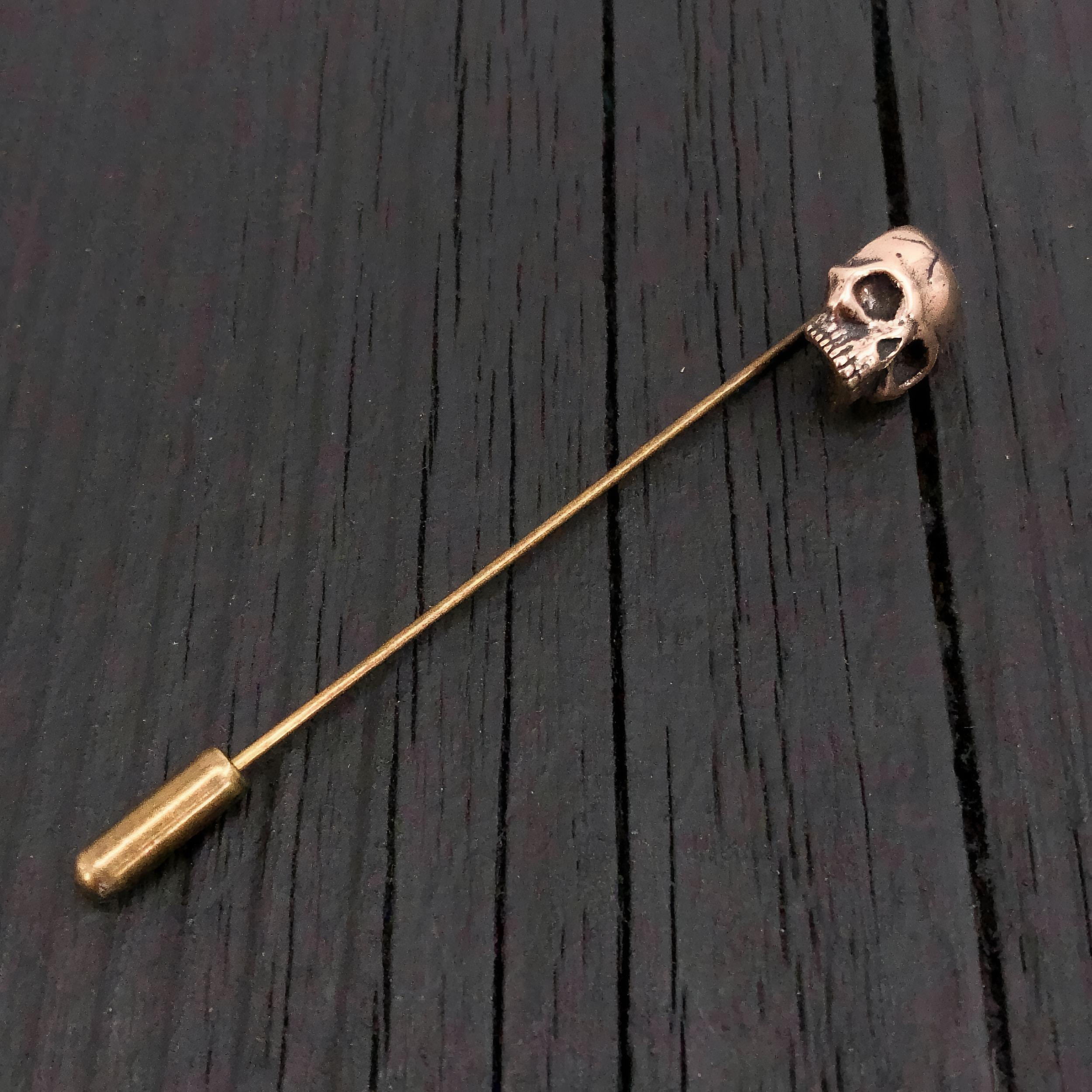 Broche Squelette Mains - épingle Revers/cravate En Bronze - Métal, Style Original