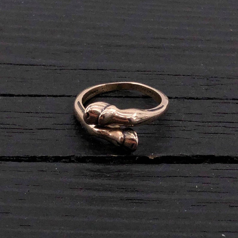 Horse Hoof Ring in Solid Bronze Large image 2
