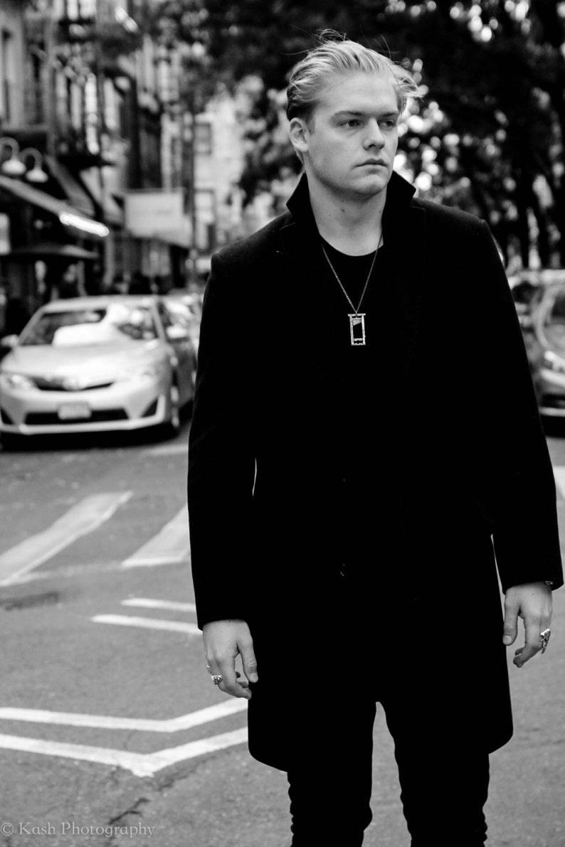 Guillotine Pendant Necklace  Solid Hand Cast Silver Plated image 6