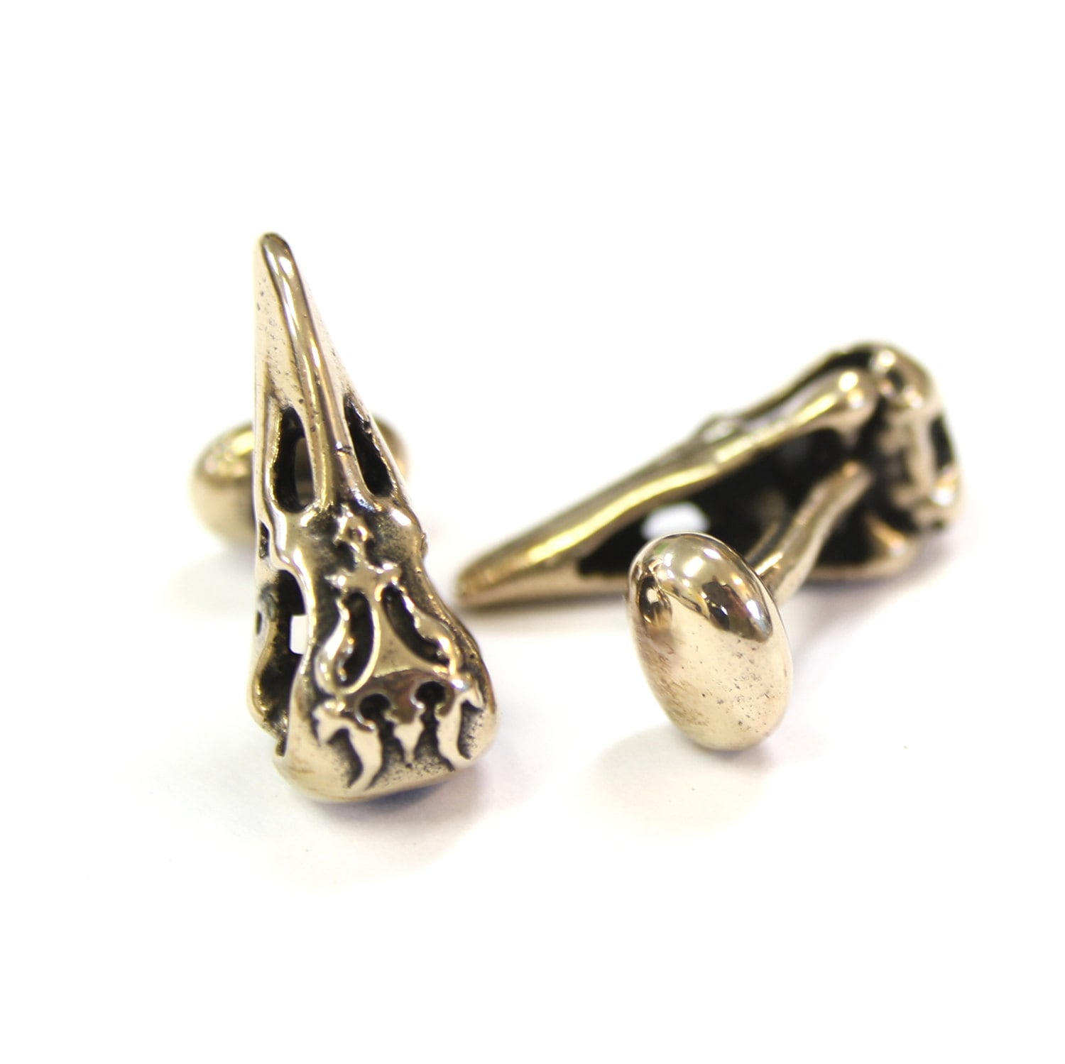 Crow Raven Cufflinks Solid Bronze Crow Raven Cufflinks Solid Bronze