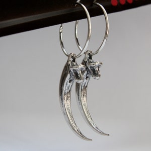 Sterling Silver Eagle Talon Earrings image 4