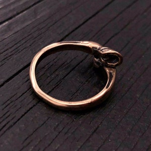 Horse Hoof Ring in Solid Bronze Small image 8