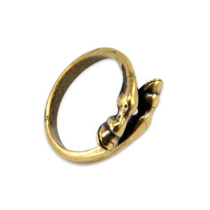 Horse Hoof Ring in Solid Bronze Large image 5
