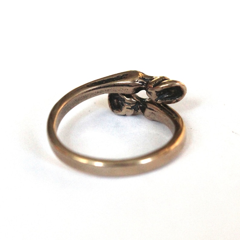 Horse Hoof Ring in Solid Bronze Large image 7